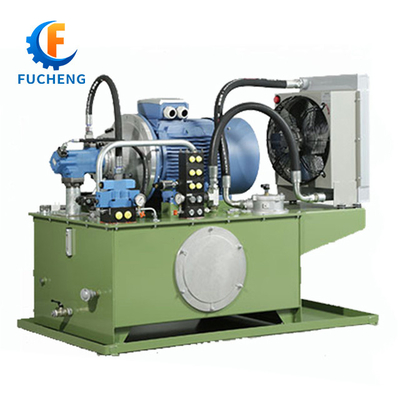 Fucheng 12V/24V AC 220V/380V hydraulisch station met standaardstructuur en zuigermotor