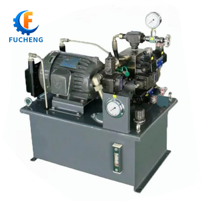 Fucheng 12V/24V AC 220V/380V hydraulisch station met standaardstructuur en zuigermotor