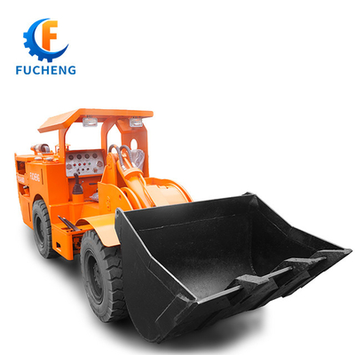 FUCHENG 0,6 m3 /0,75 yd3 Gekoppelde LHD Diesel ondergrondse mijnloader voor mijnbouw