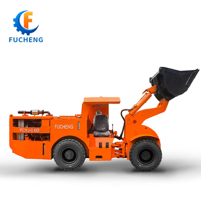 Energie-mijnbouw 0.6m3 Ondergrondse Diesel-mijnbouwwiel LHD-lader FCYJ-0.6D