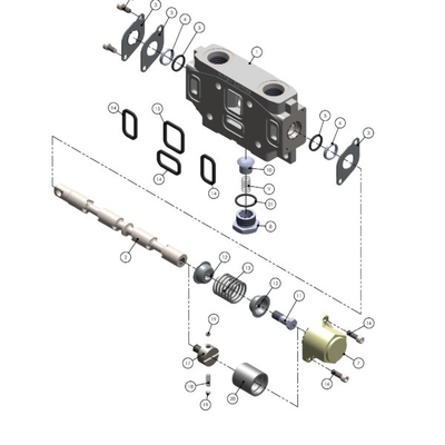 VG35-A770 VG35A880 VG35-CFA30 VG35-CFA70 VG35-MRV VG35SFA80 VG35HA009 Parker richtingscontroleventielen
