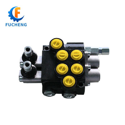 40lpm 6 Banken Joystick Hydraulische monoblokcontroleventielen voor voorlader en tractor Fucheng