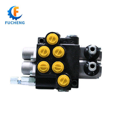 40lpm 6 Banken Joystick Hydraulische monoblokcontroleventielen voor voorlader en tractor Fucheng