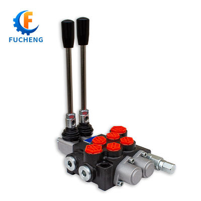 40lpm 6 Banken Joystick Hydraulische monoblokcontroleventielen voor voorlader en tractor Fucheng