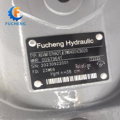 A6VM107 Fucheng Motor voor Rexroth A6VM107HD2/63W-VZB380B Hydraulische krachttroepen Combo