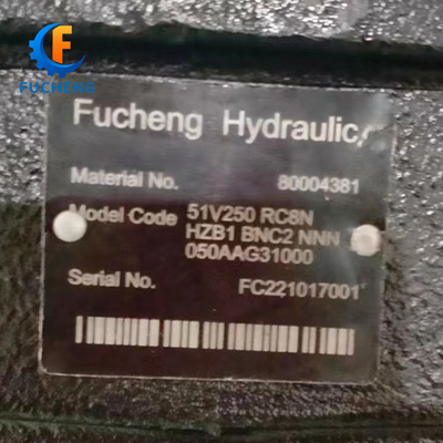 Sauer 51 serie 51V 080 RC6N/51V 250 RC8N/51C080RD3N gietijzeren hydraulische zuigermotor