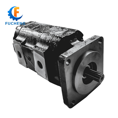 280cm3 Verplaatsing P75/P76 Dubbele hydraulische pomp met standaardstructuur van Fucheng