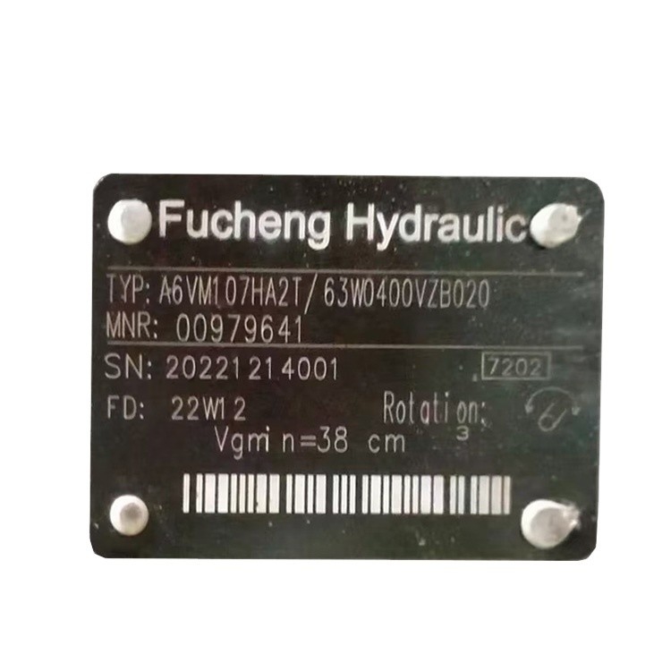 Standaard voor hoge druk Fucheng A6VM80 Rexroth A6VM-serie Hydraulische zuigermotor